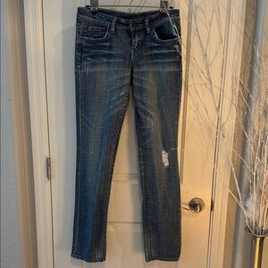 Buffalo David Bitton Dark Wash Straight Leg Jeans